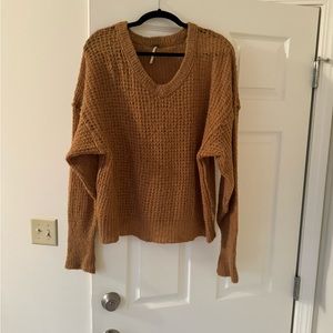 Free people knit sweater, large